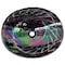 Ruvati 19 inch Murano Glass Art Vessel Seashell Decorative Pattern Bathroom Sink Cosmic Black RVB3048 - alternate 6